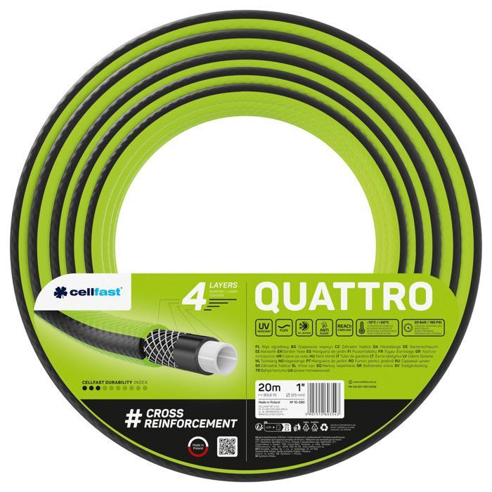Mangueira de jardim - CELLFAST - Quattro - 20m - 1
