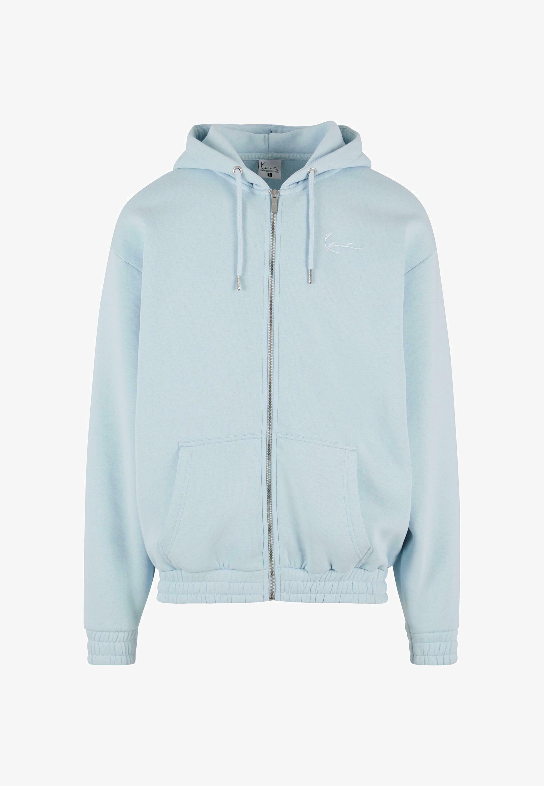 Sweat-shirt zippé Karl Kani AUTHENTIC STAR LOGO OS - bleu clair