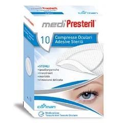MEDIPRESTERIL Αποστειρωμένα οφθαλμικά επιθέματα Medipresteril, 10 τεμάχια