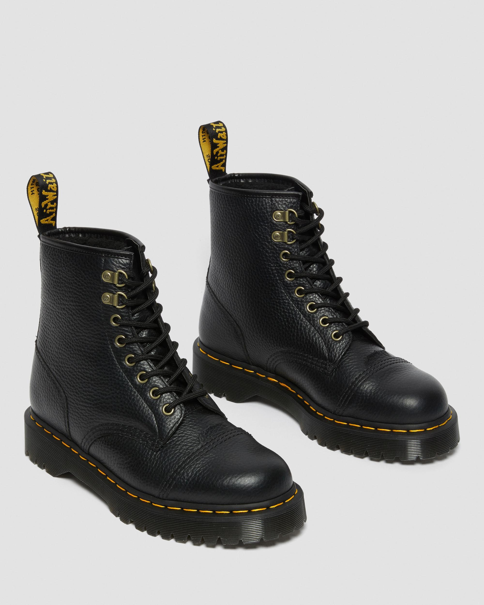 1460 Bex Fleece-Lined Leather Lace Up Boots