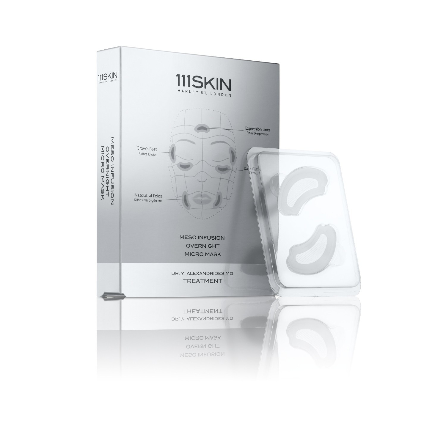 111Skin pretnovecošanās maska Meso Infusion Repair Light Serum Nac Y2 – 4 gab.
