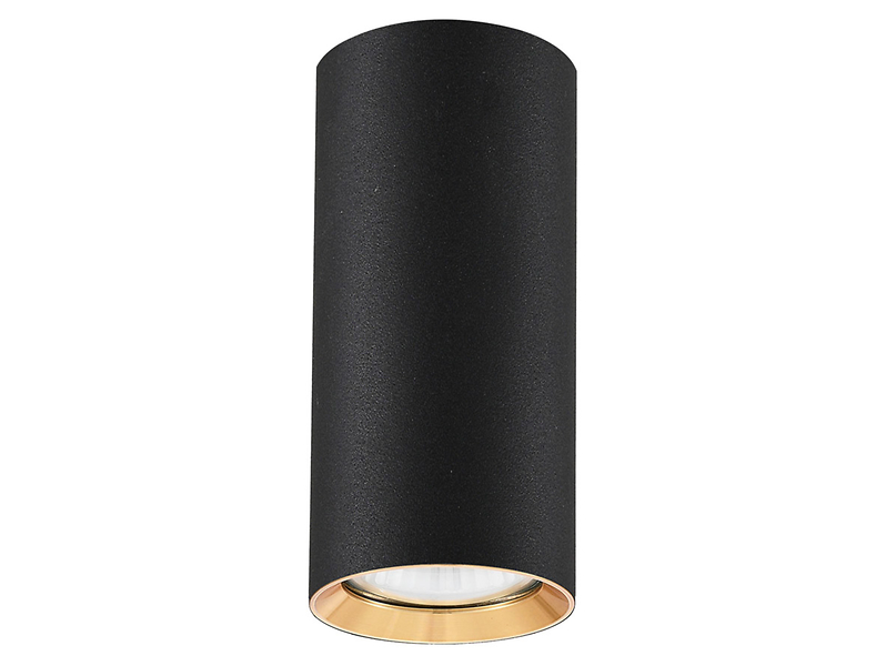 Plafon Manacor 13 cm metalowy czarny
