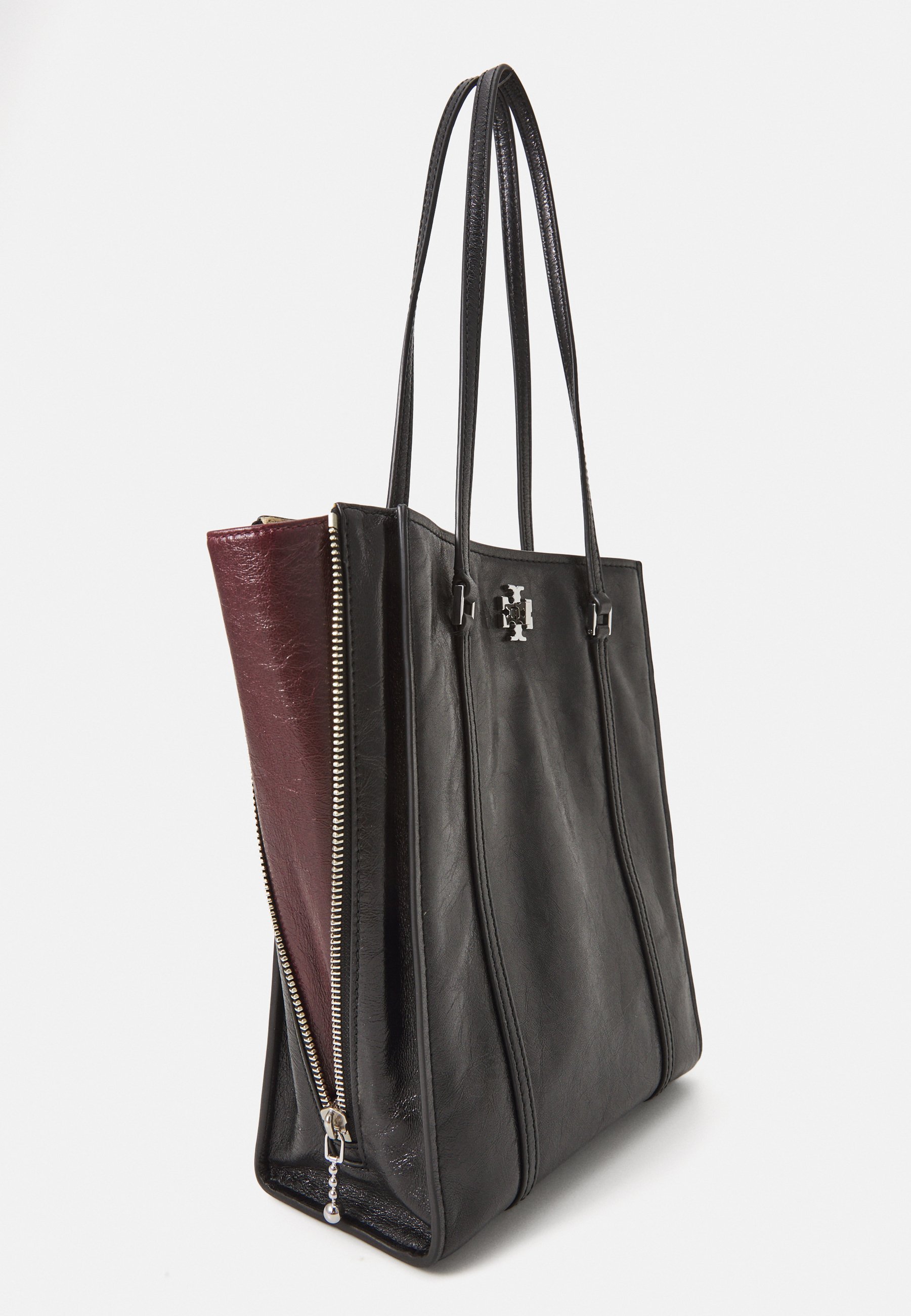 Tory Burch TURNLOCK SMALL TOTE - Torebka - czarna