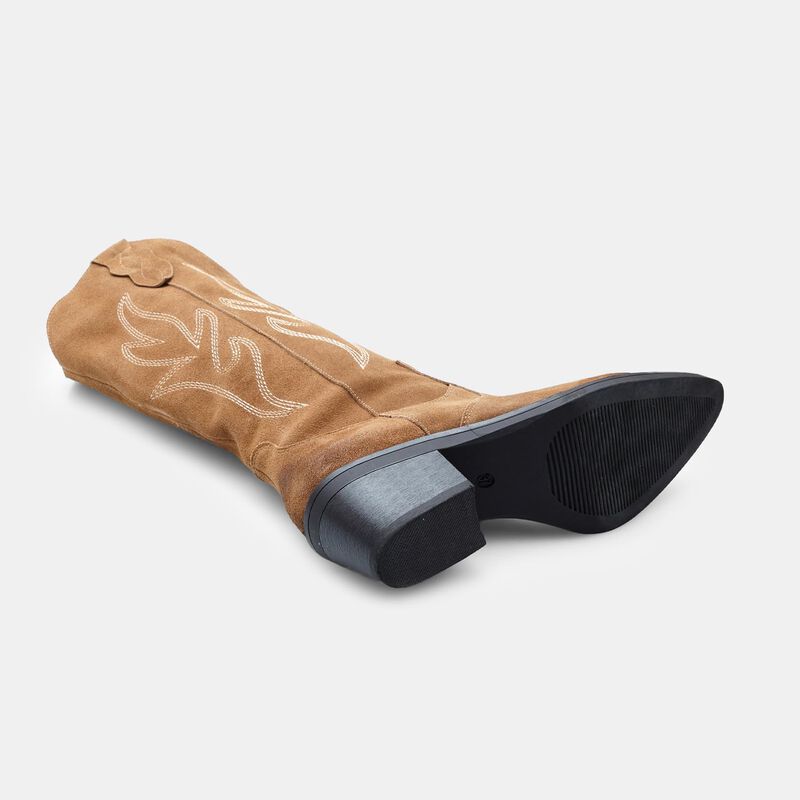 BATA damskie zamszowe buty kowbojskie