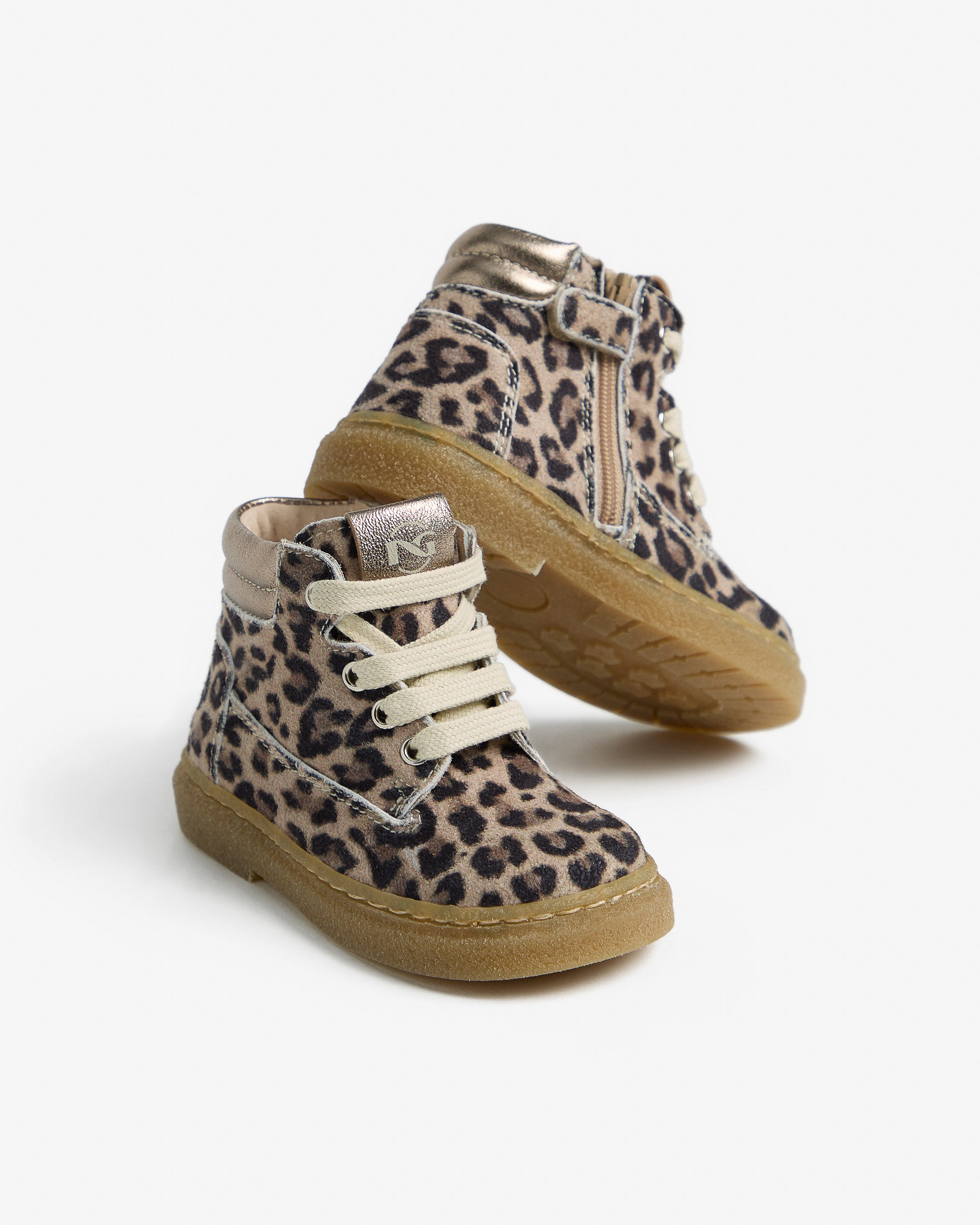  Mädchen-Ankle-Boots aus Funktionsmaterial und Leder