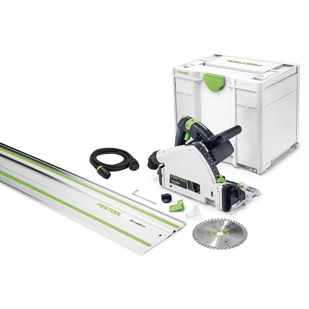 Serra de imersão FESTOOL de 160 mm com trilho de 1400 mm 577281