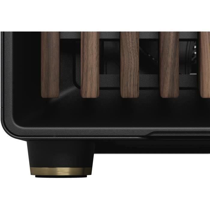 PC-Gehäuse – FRACTAL DESIGN – North XL Charcoal Black TG Dark – FD-C-NOR1X-02 – E-ATX – Elegantes Design aus Holz und Aluminium