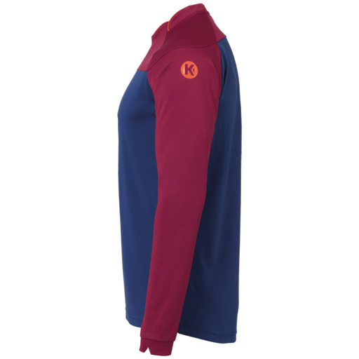 Prime Longsleeve Azul Deep/rojo Oscuro Kempa