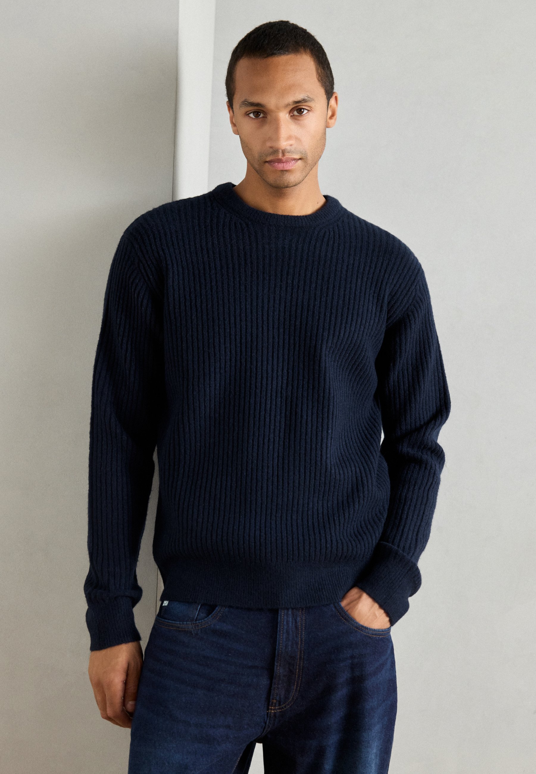 INDICODE JEANS O-HALS - Trui - marineblauw
