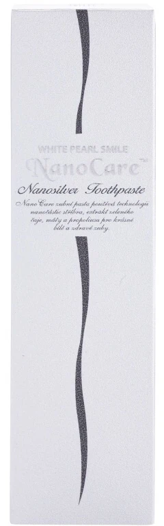 Pasta de dentes White Pearl NanoCare com nanopartículas de prata
