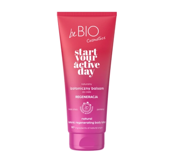 Bebio Start Your Active Day naturalny izotoniczny balsam do ciała regeneracja 200 ml