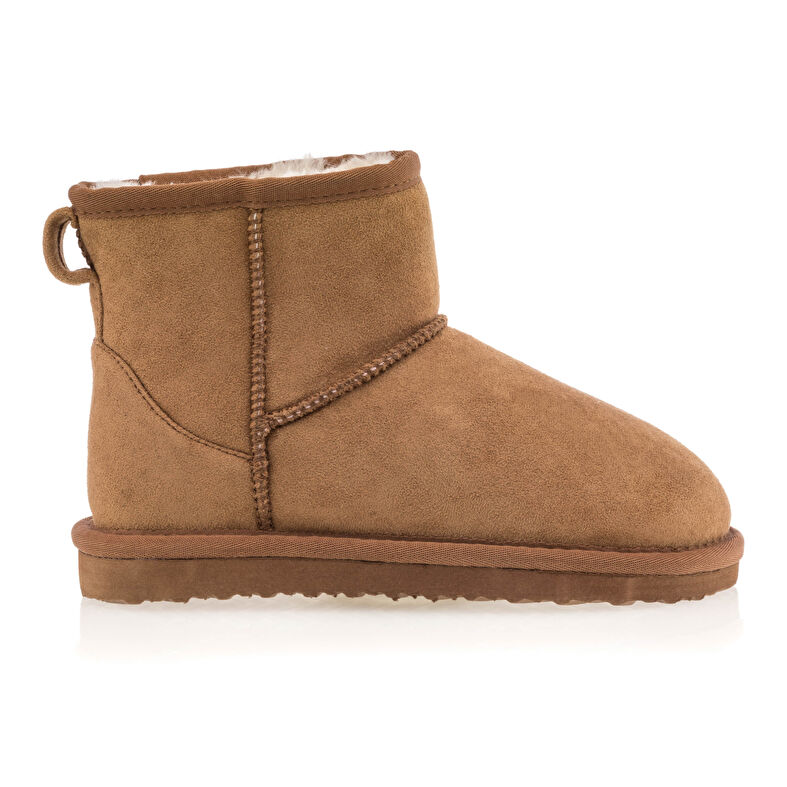 Brązowe buty dziewczęce / botki