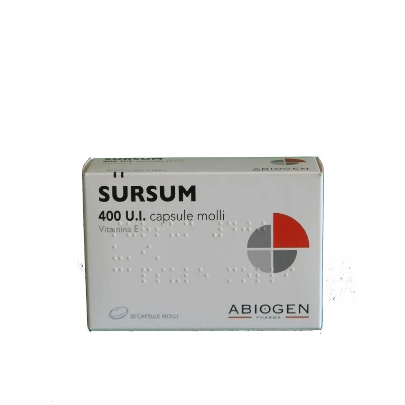 ABIOGEN Sursum 400 IE 30 zachte capsules Vitamine E-tekort