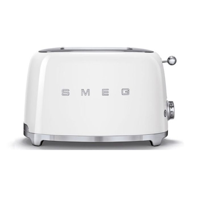 Torradeira Smeg de 2 fatias, 950 W, branca - tsf01wheu