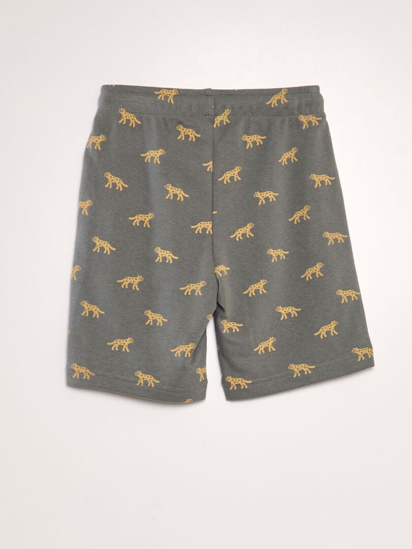 Ensemble de 2 shorts légers en polaire - Kaki