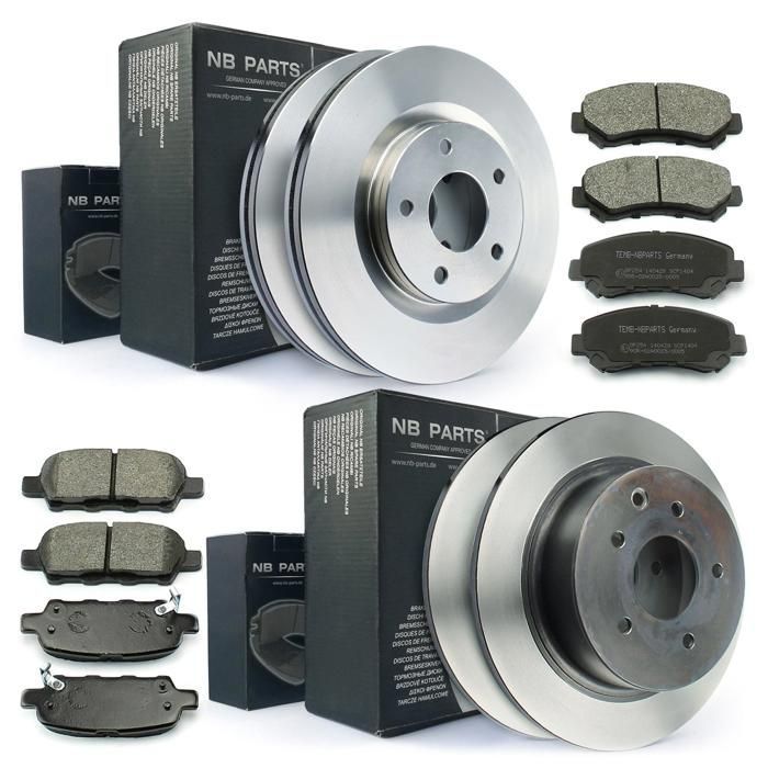 Disques de frein Plaquettes de frein avant arrière pour Nissan Qashqai 1 J10 version courte