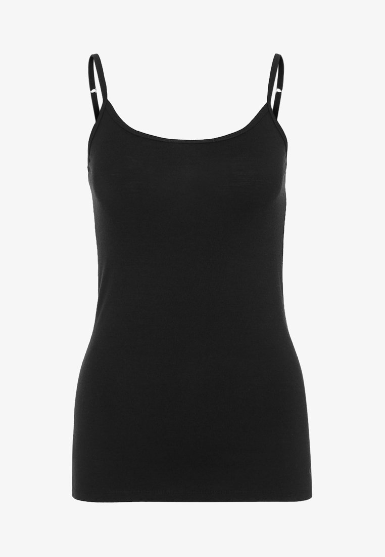 Icebreaker MERINO 150 LIGHT WEIGHT SIREN CAMI - Onderhemd - ZWART