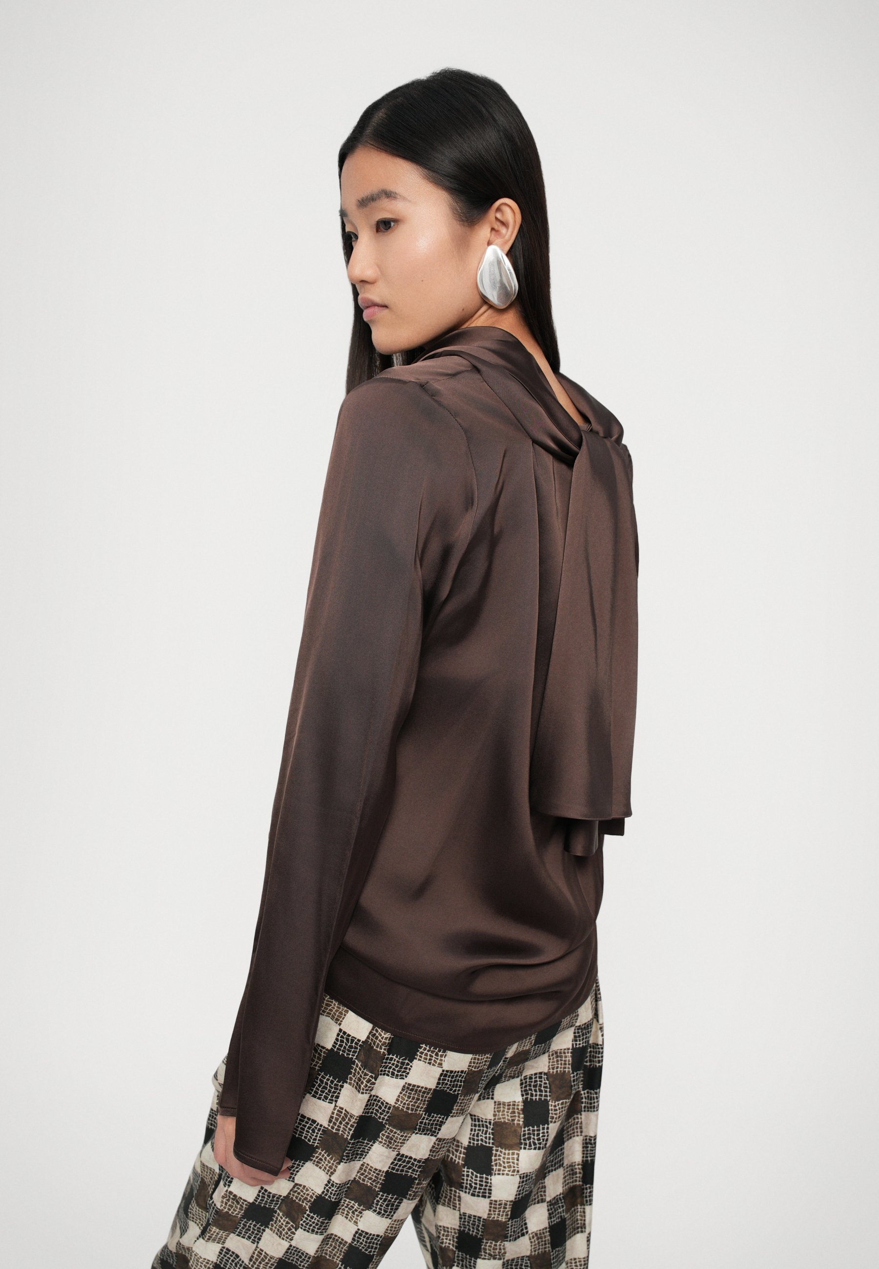 TOVE CARIS - Blouse - chocolade