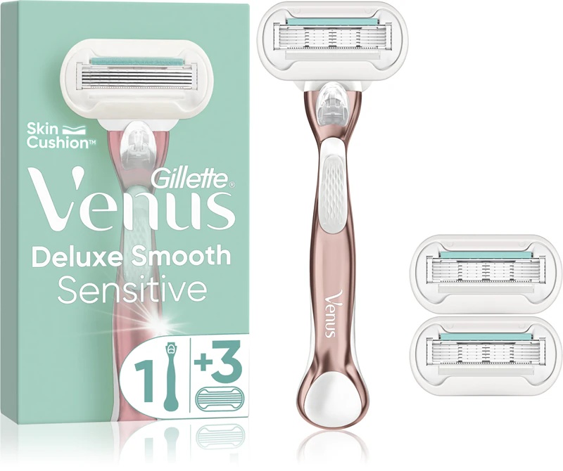 Britvica Gillette Venus Deluxe Smooth Sensitive + nadomestna rezila