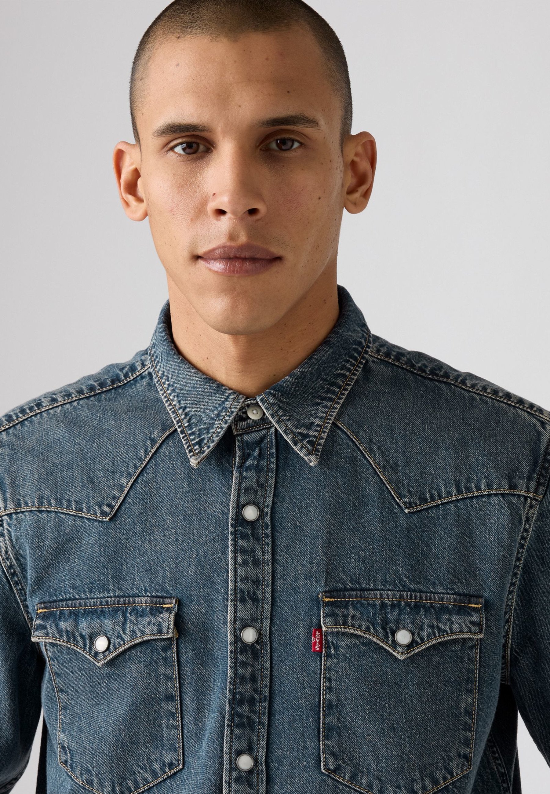 Levi's® BARSTOW WESTERN STANDARD - Camicia - blu slavato