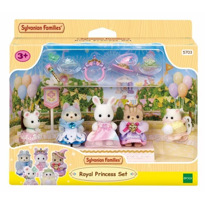 Set di 5 statuine di neonati in costume da principessa - SYLVANIAN FAMILIES - Modello 5703 - Unisex