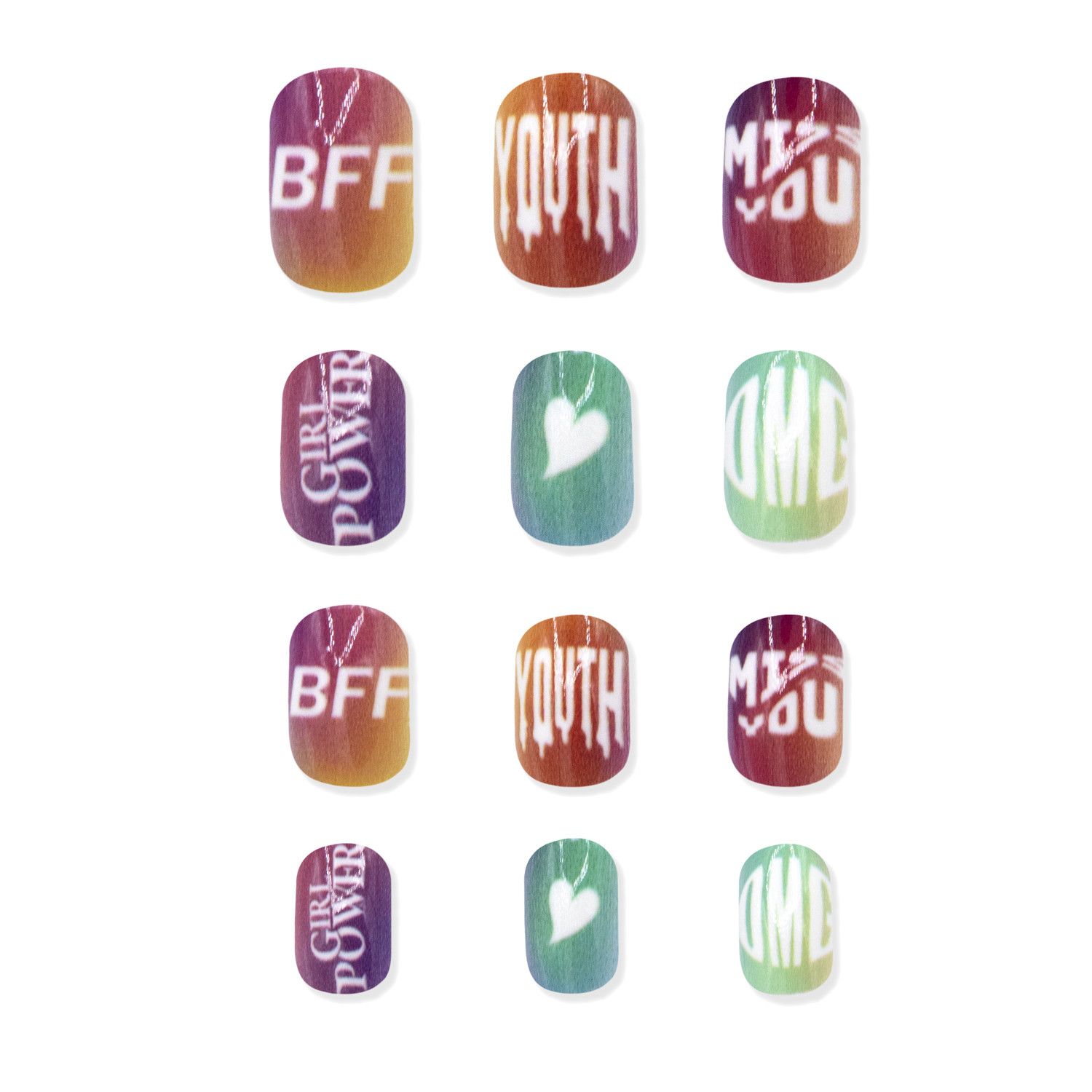 Vaikiškas lipnių nagų rinkinys Dirbtiniai nagai