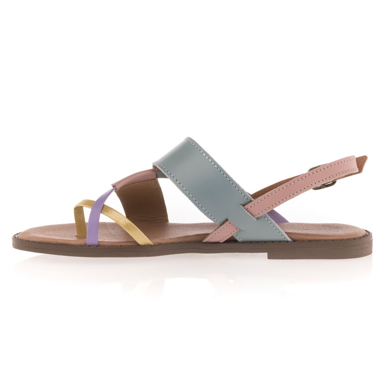 Flerfärgade flip-flops / sandaler för kvinnor