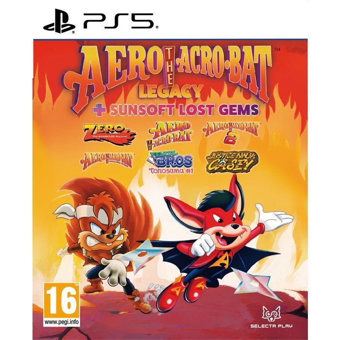 Aero The Acro-Bat Legacy + Sunsoft Lost Gems - Jogo para PS5