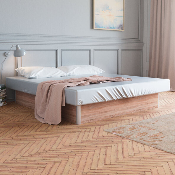 Waterbed Relax 180 x 200 cm, eikenhout