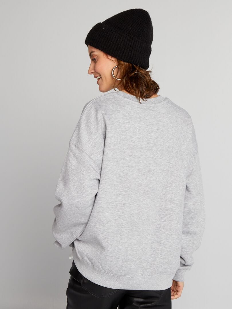 Bluza z nadrukiem Nirvana – SZARA