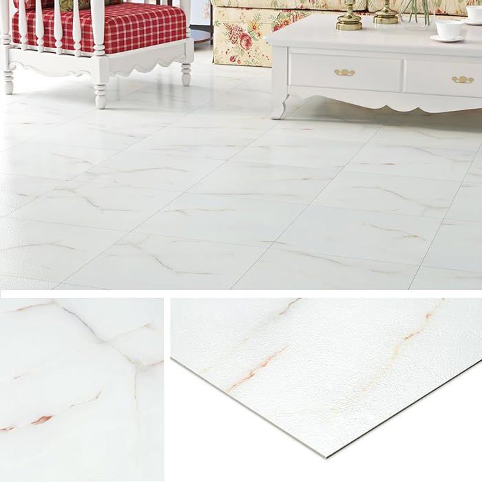 Lino Sol Adhesif Chambre Marbre Blanc et Or lle PVC Adhesive Sol Salle de Bain Marbre 32 lles Marbre Blanc et Or MARBRE BL SOLS PVC