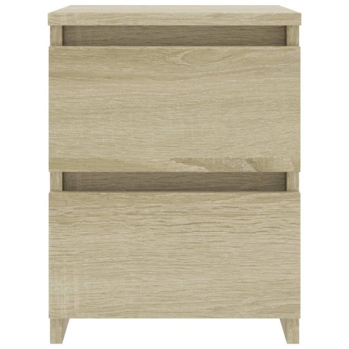 vidaXL Bedside Tables 2 pcs Sonoma Oak 30 x 30 x 40 cm Chipboard