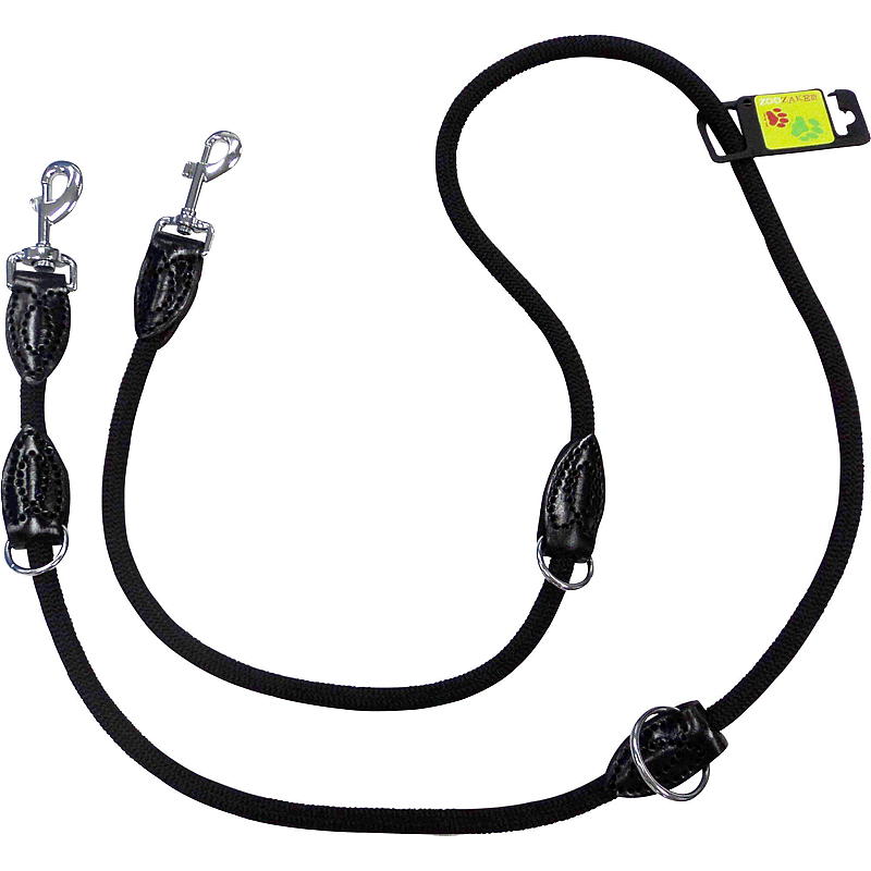 Zoozaker hondenriem 200 cm, dubbel