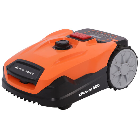 Robotgräsklippare XP 400, inklusive klippgarage