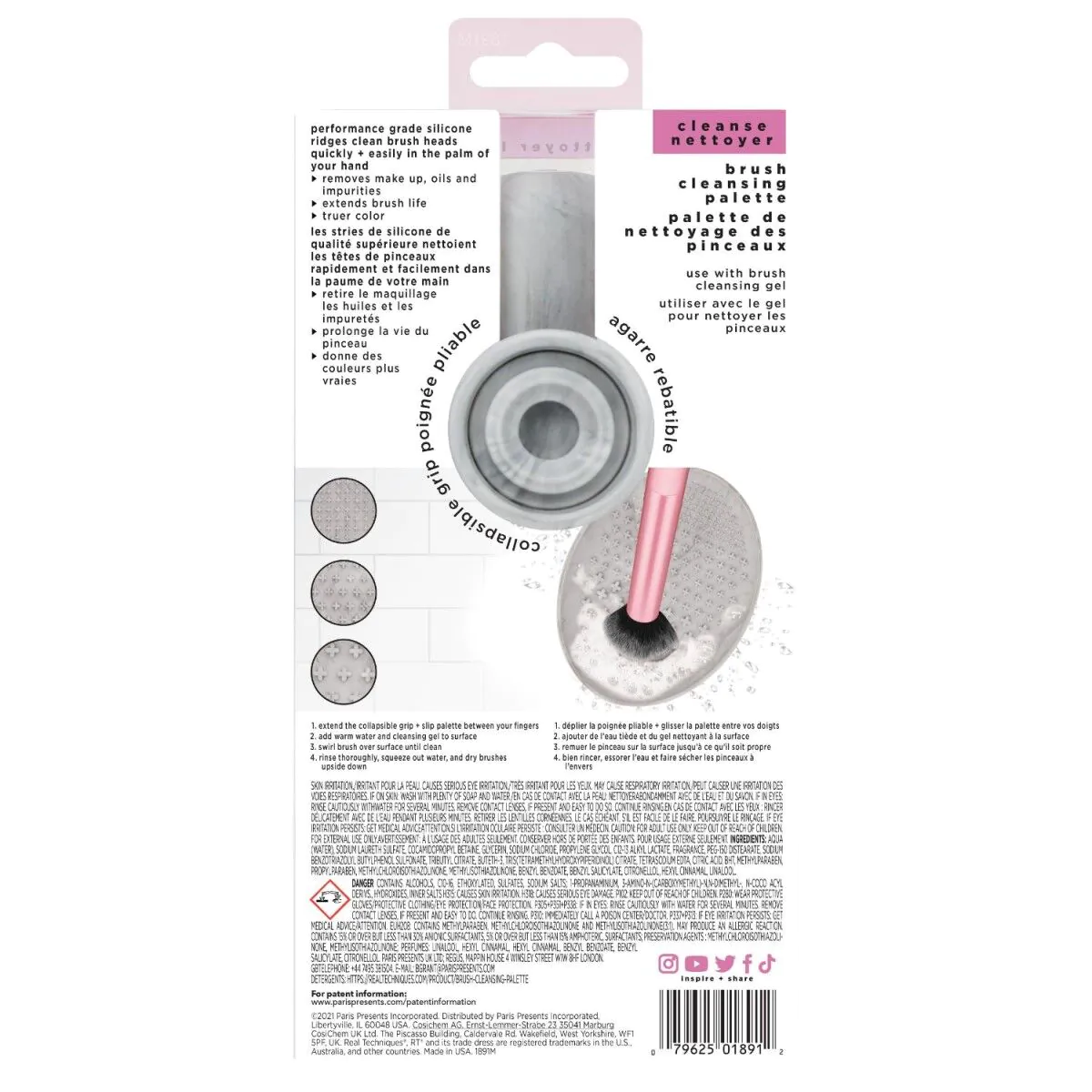 Real Techniques Mata do czyszczenia pędzli Brush Cleansing Palette 1szt