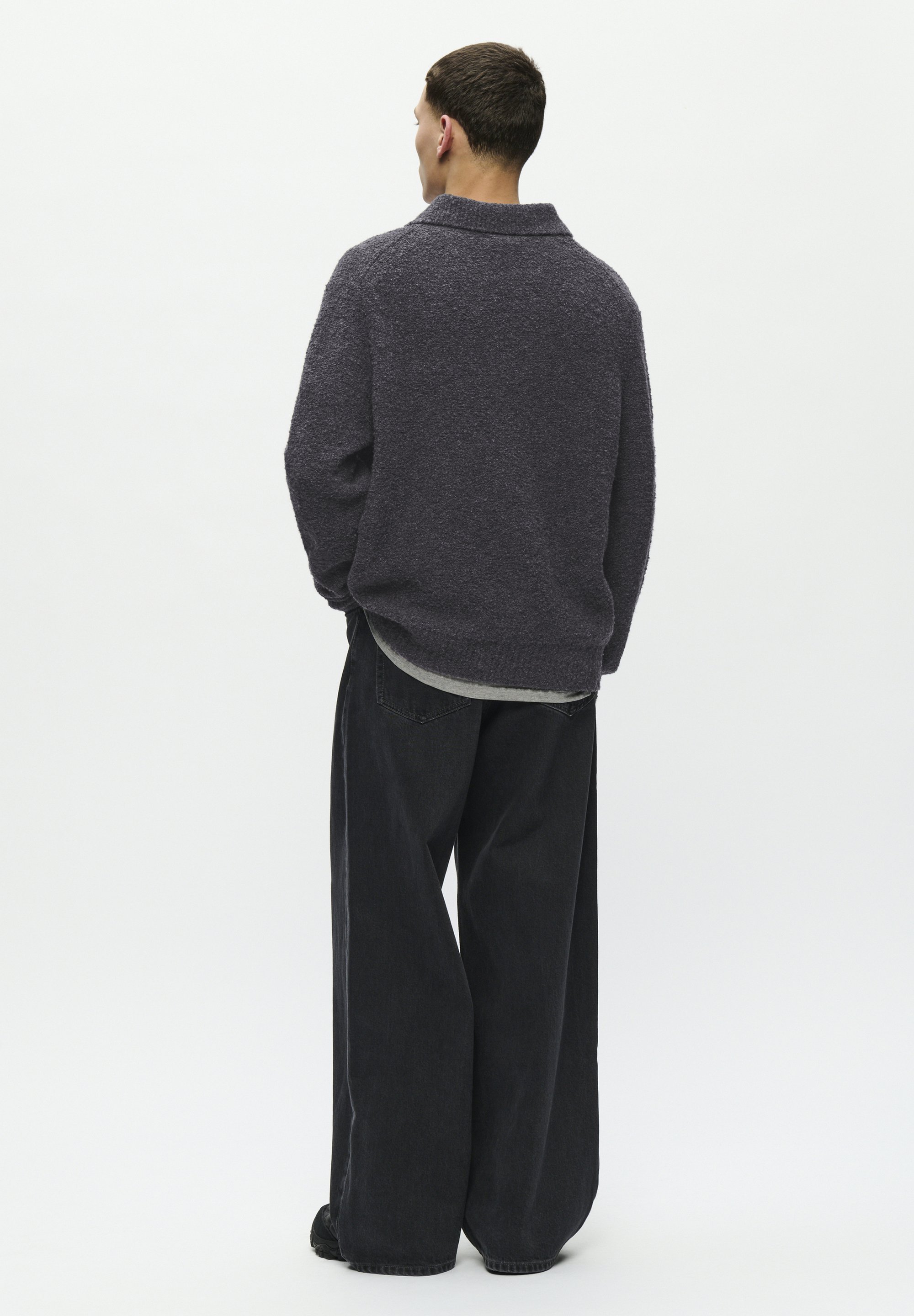 WOOD WOOD ANDY - Cardigan - sable noir