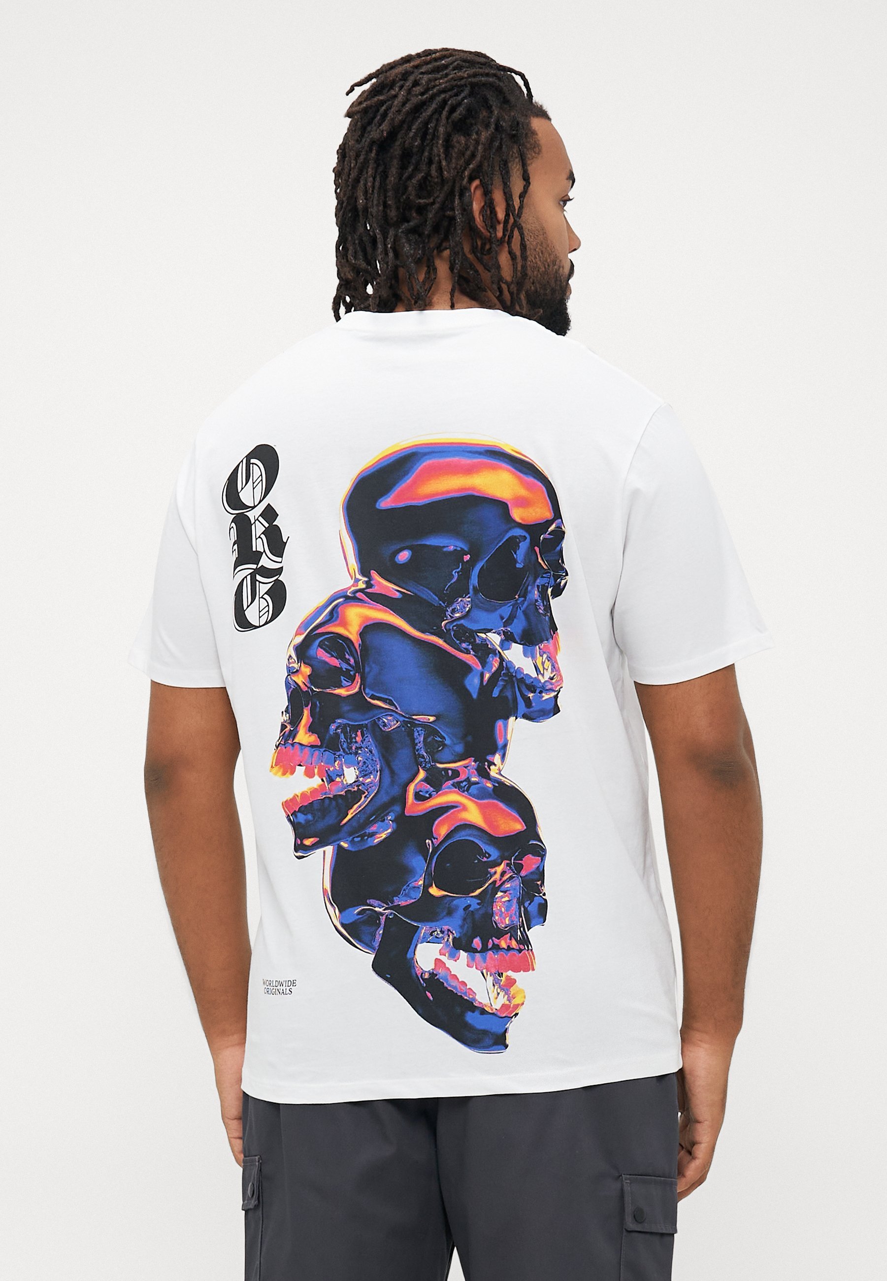 T-shirt Jack & Jones JORSTEEL GALLERY - Stampa bianca