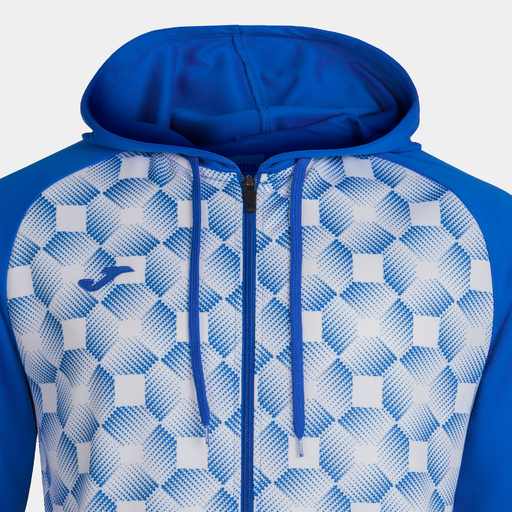  Chaqueta Con Capucha Joma Supernova Iii Royal Blanco