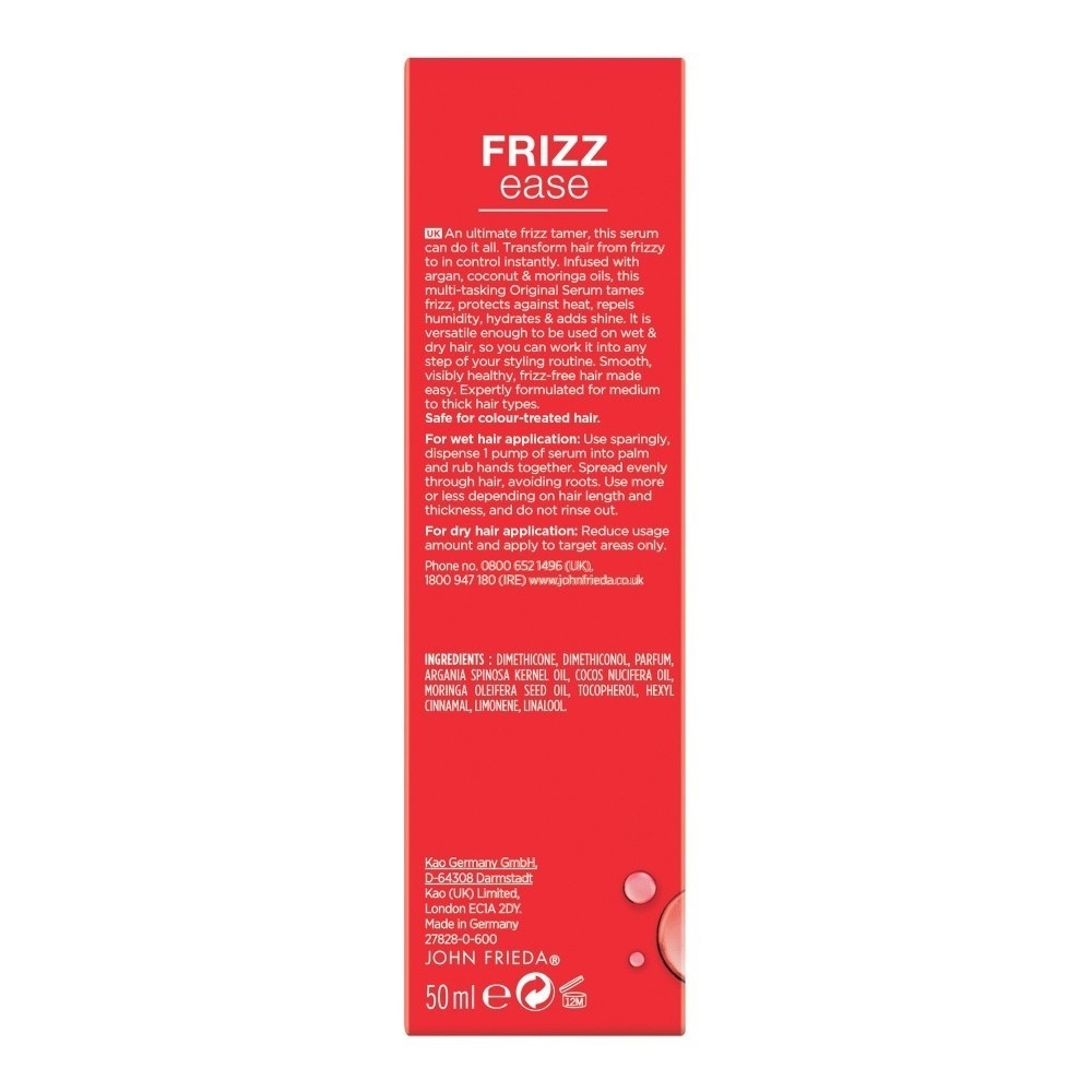 John Frieda serum za lase FRIZZ EASE® Frizz Ease vsestranski originalni serum - 50 ml