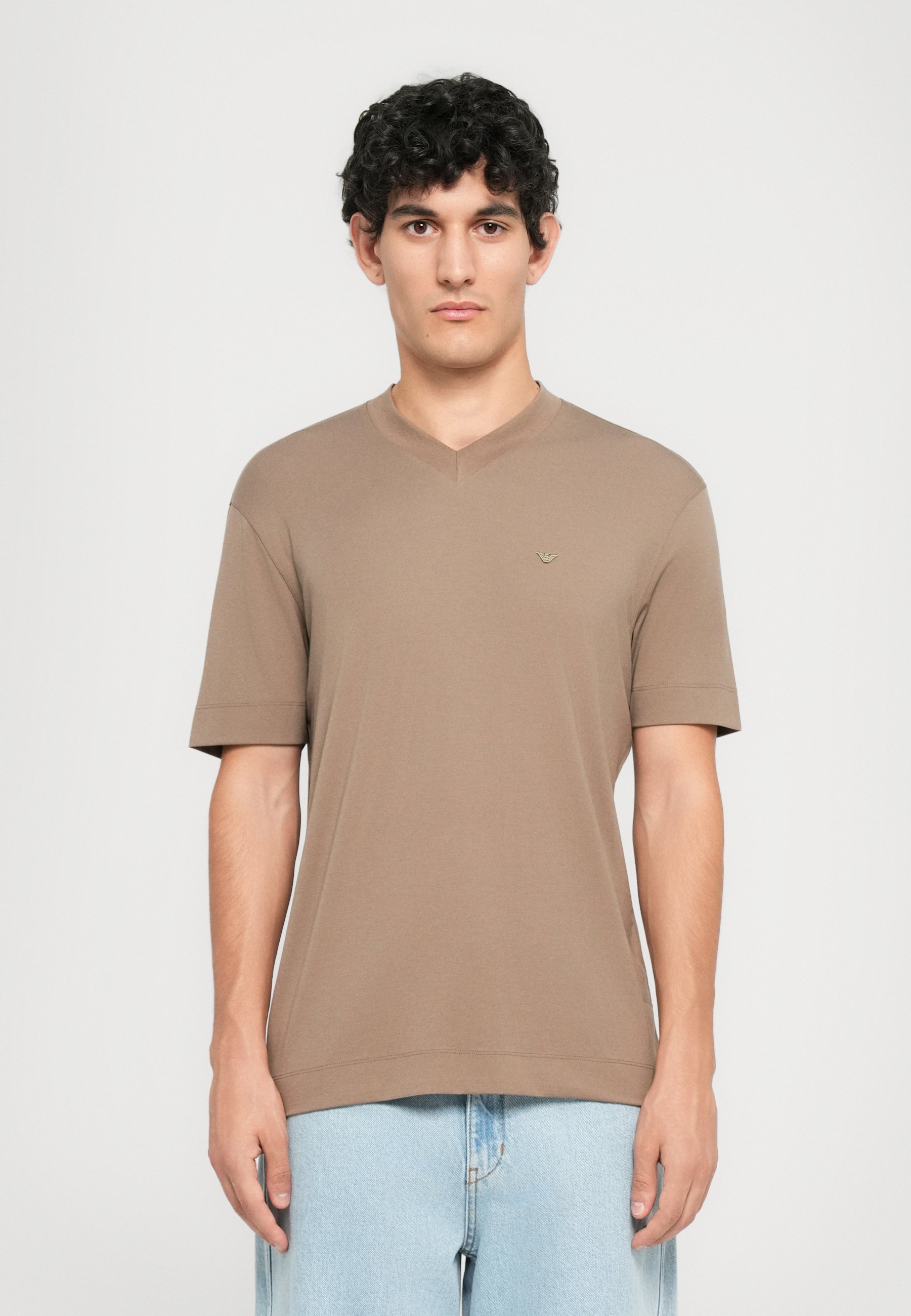 Emporio Armani Basic T-shirt - walnoot