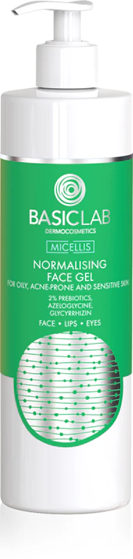 BasicLab Dermocosmetics Micellis normalizačný čistiaci gél pre mastnú pleť so sklonom k akné