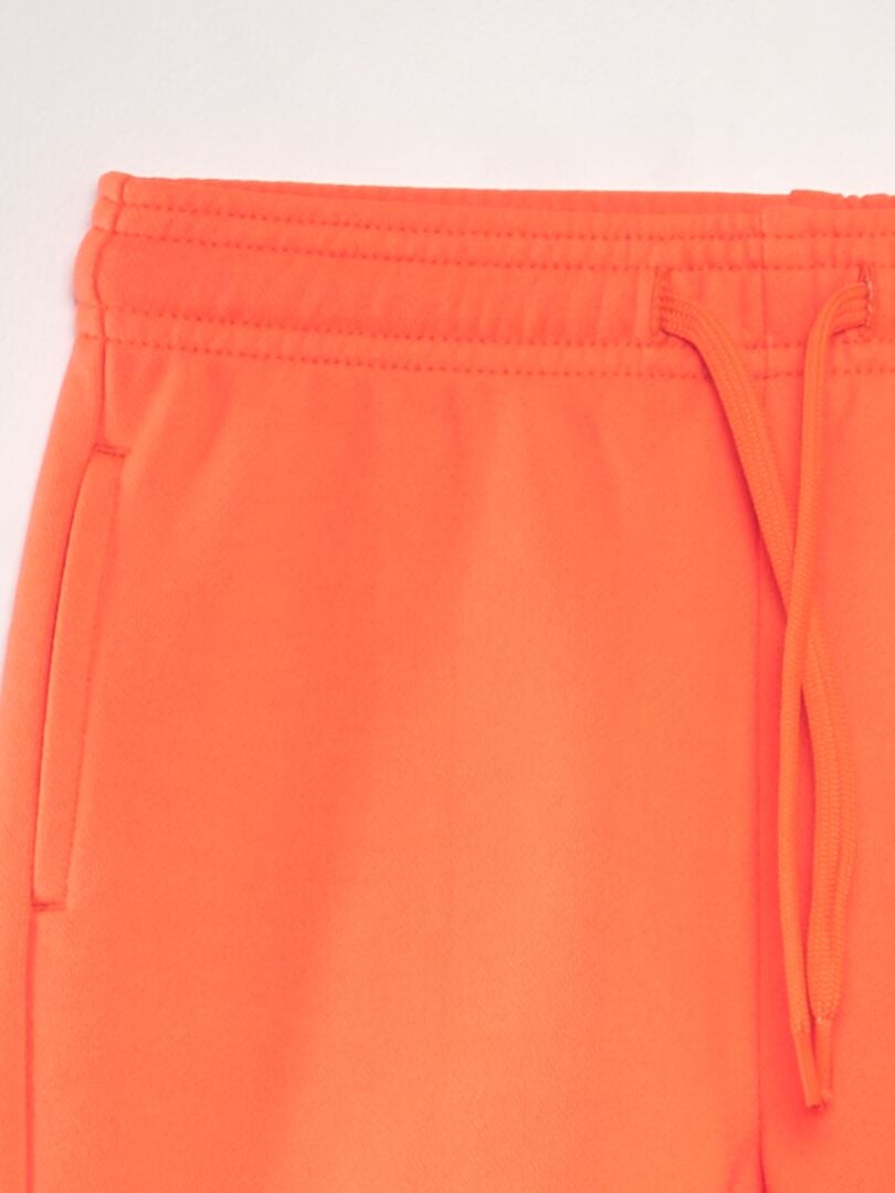 Bermudas de felpa francesa - NARANJA