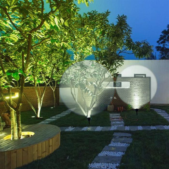 Foco solar exterior Ulisem - Resistente al agua IP67 - 600 lm - Fácil instalación