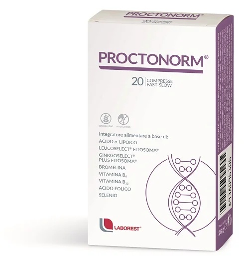LABOREST Proctonorm, complément alimentaire pour la microcirculation, 20 comprimés aux extraits de plantes