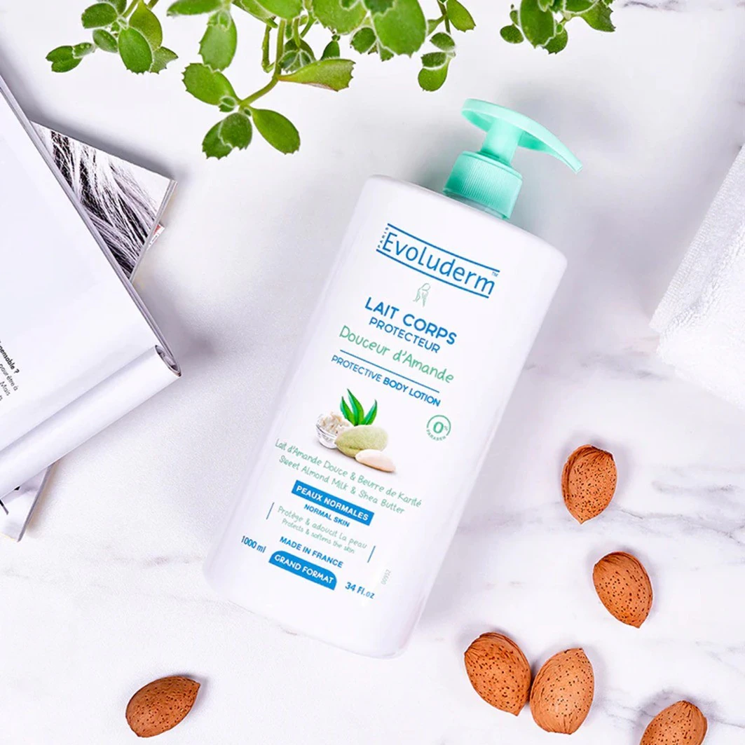 Evoluderm Lait Corps Protecteur Douceur d'Amande