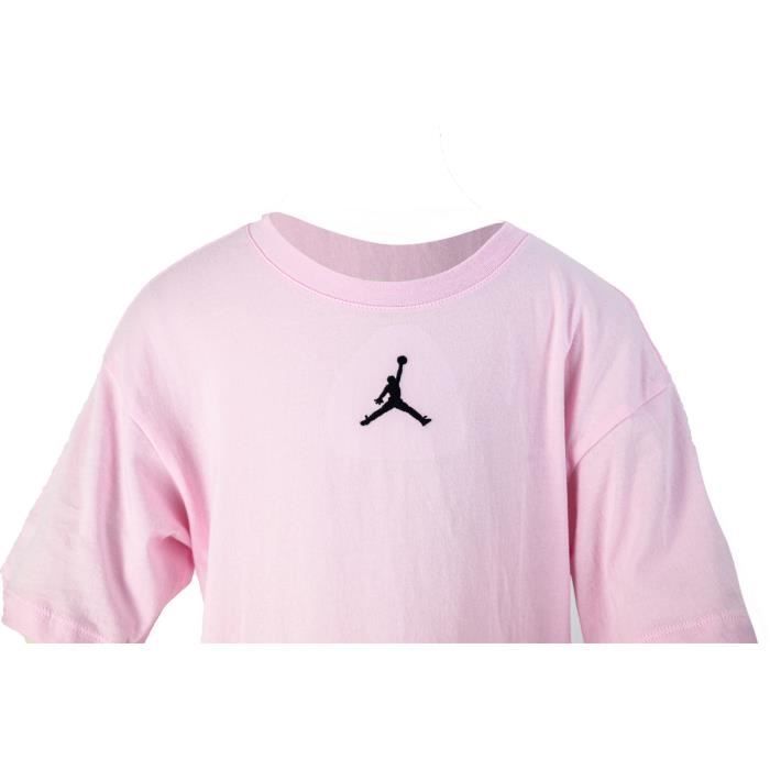 Maglietta Nike Air Jordan Junior Essentials - Rosa - Maniche corte - Bambina - Multisport