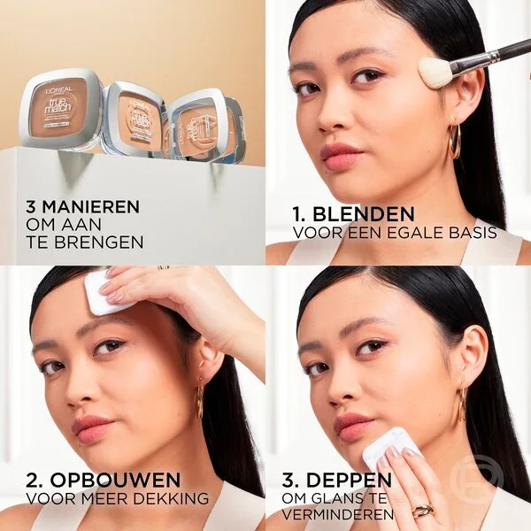 L'Oréal Paris True Match 1C puder u boji ruže i slonovače