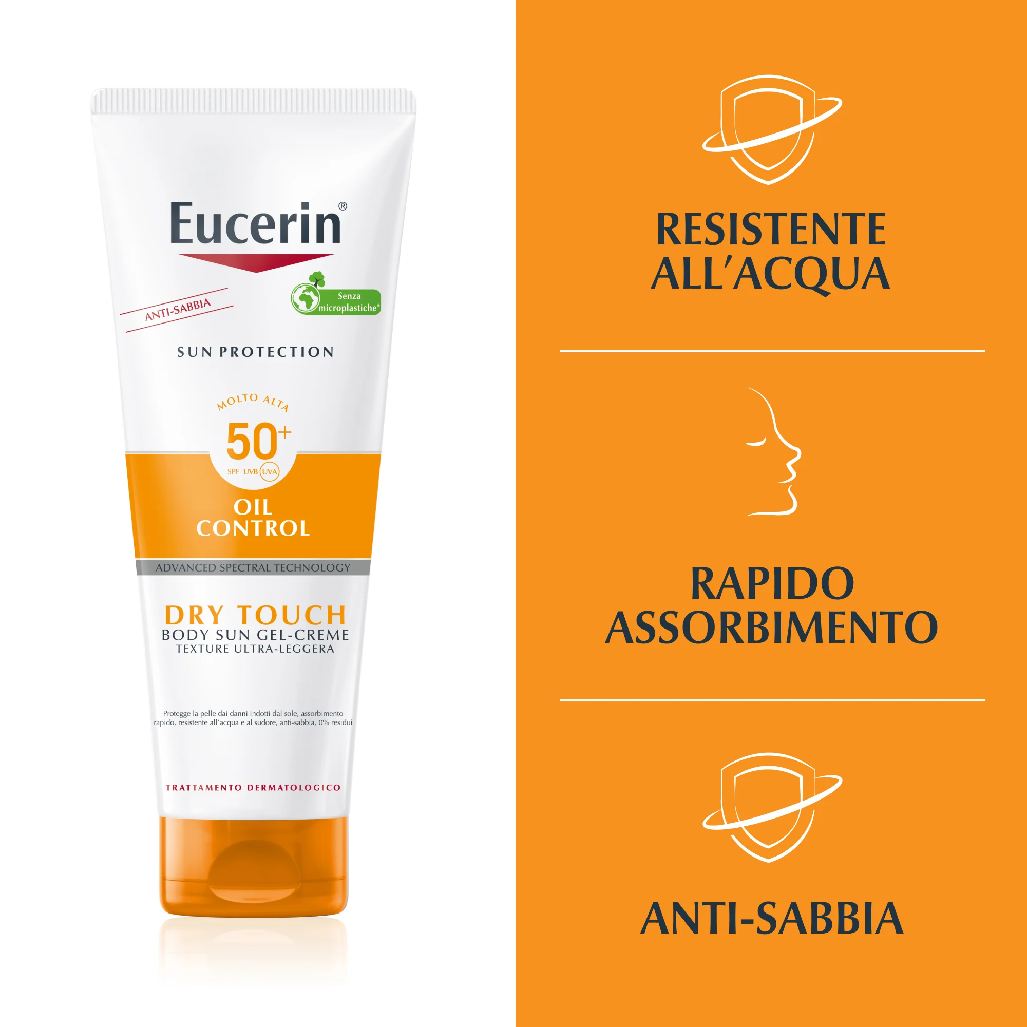 Sun Protection Oil Control Dry Touch Sun Gel-Creme SPF50+ - Gel solare corpo alta prot., Crema solare corpo alta prot.