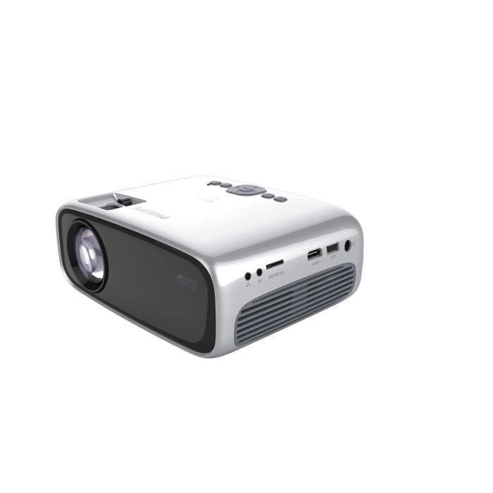 Vidéo projecteur PHILIPS Neopix Easy 2 Npx442 Blanc - HD 1280 x 720 - 100 lumens - VGA, HDMI, composite video