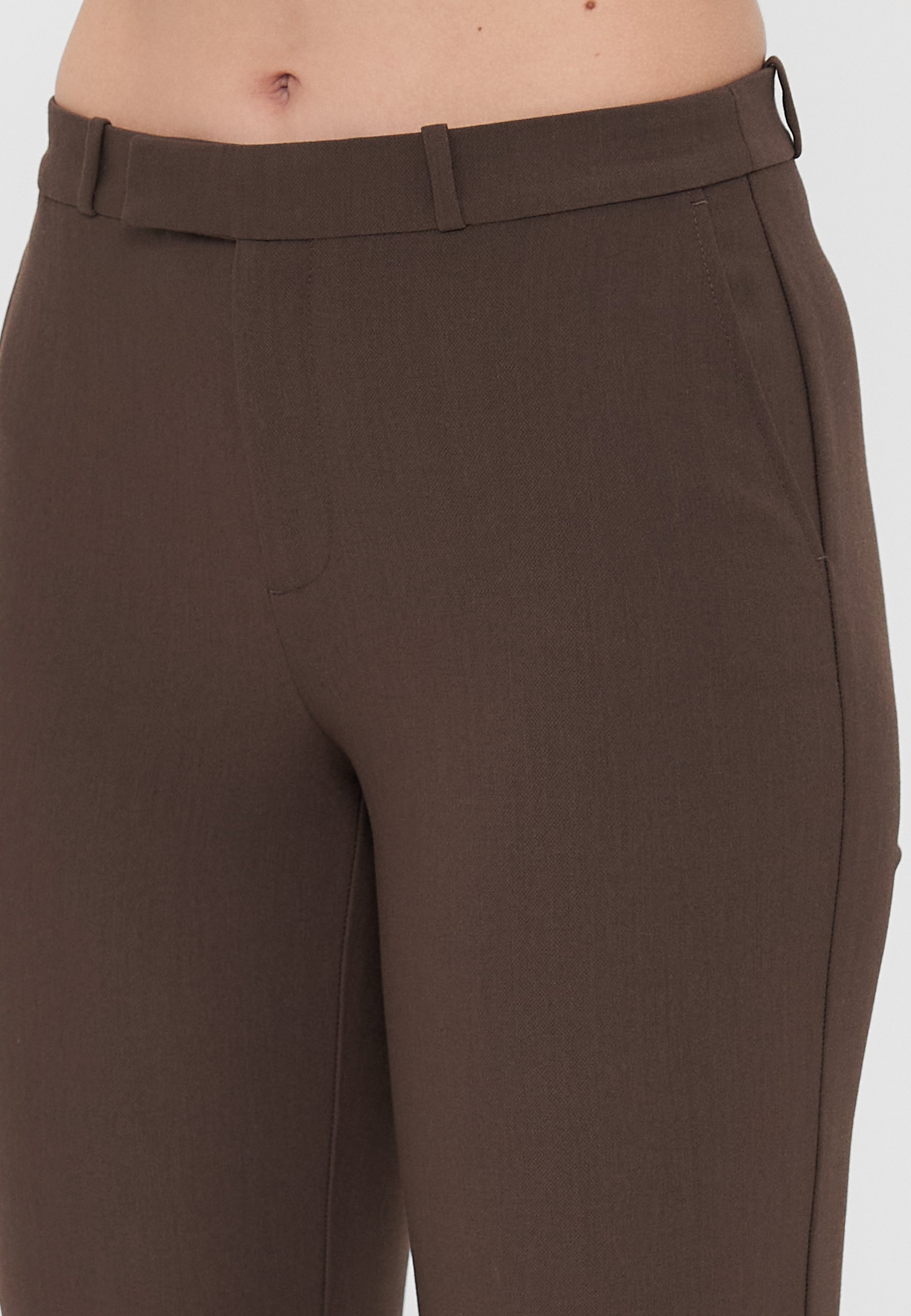 SOLO Pantaloni lunghi ONLCASEY LIFE - hot fudge